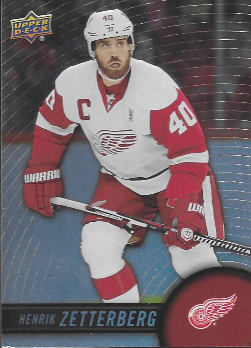 2017-18 Upper Deck Tim Hortons #40 Henrik Zetterberg Detroit Red Wings Image 1