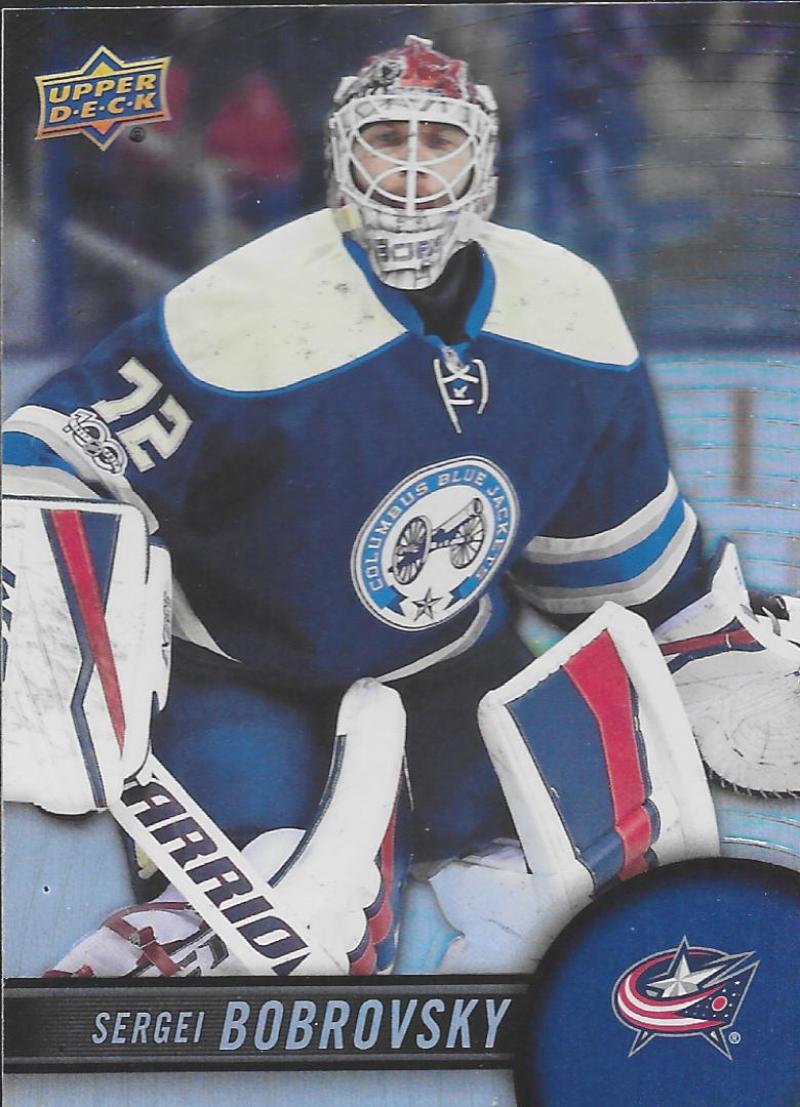 2017-18 Upper Deck Tim Hortons #47 Sergei Bobrovsky Columbus Blue Jackets Image 1