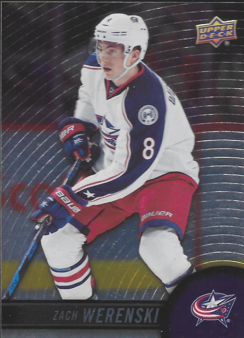 2017-18 Upper Deck Tim Hortons #50 Zach Werenski Columbus Blue Jackets Image 1