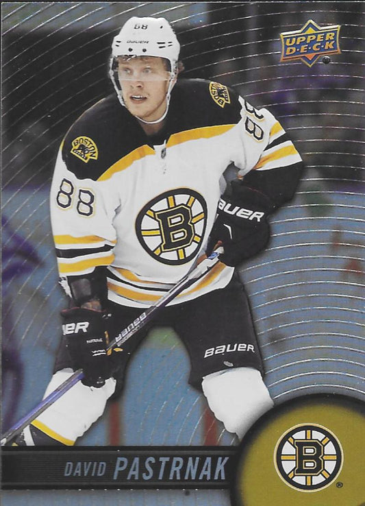 2017-18 Upper Deck Tim Hortons #98 David Pastrnak  Boston Bruins  Image 1