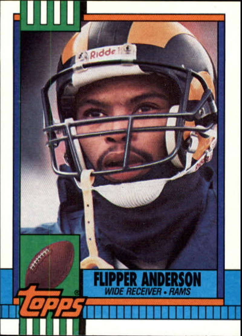 1990 Topps Football #68 Flipper Anderson Los Angeles Rams Image 1