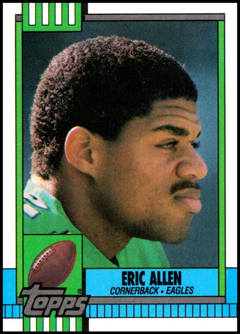 1990 Topps Football #87 Eric Allen Philadelphia Eagles Image 1