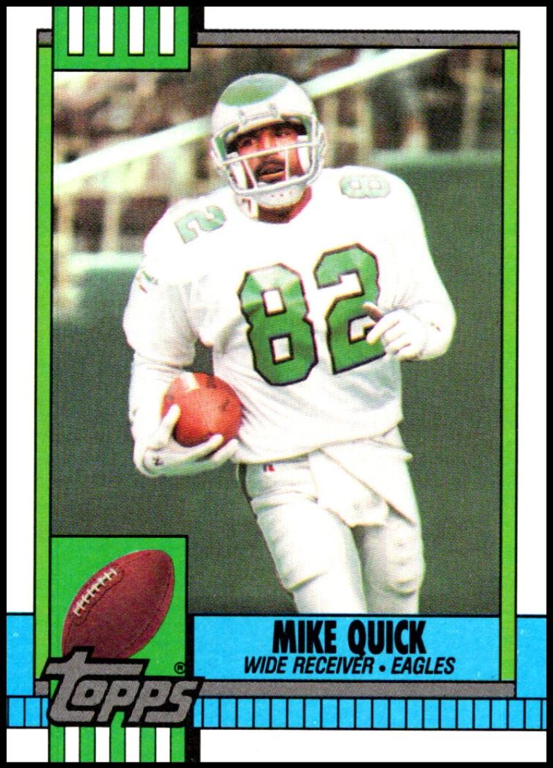 1990 Topps Football #95 Mike Quick Philadelphia Eagles Image 1