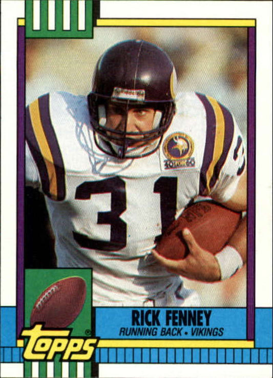 1990 Topps Football #103 Rick Fenney  Minnesota Vikings  Image 1