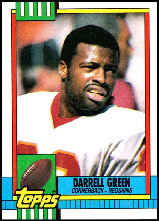 1990 Topps Football #136 Darrell Green  Washington Redskins  Image 1