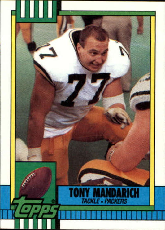 1990 Topps Football #139 Tony Mandarich  Green Bay Packers  Image 1