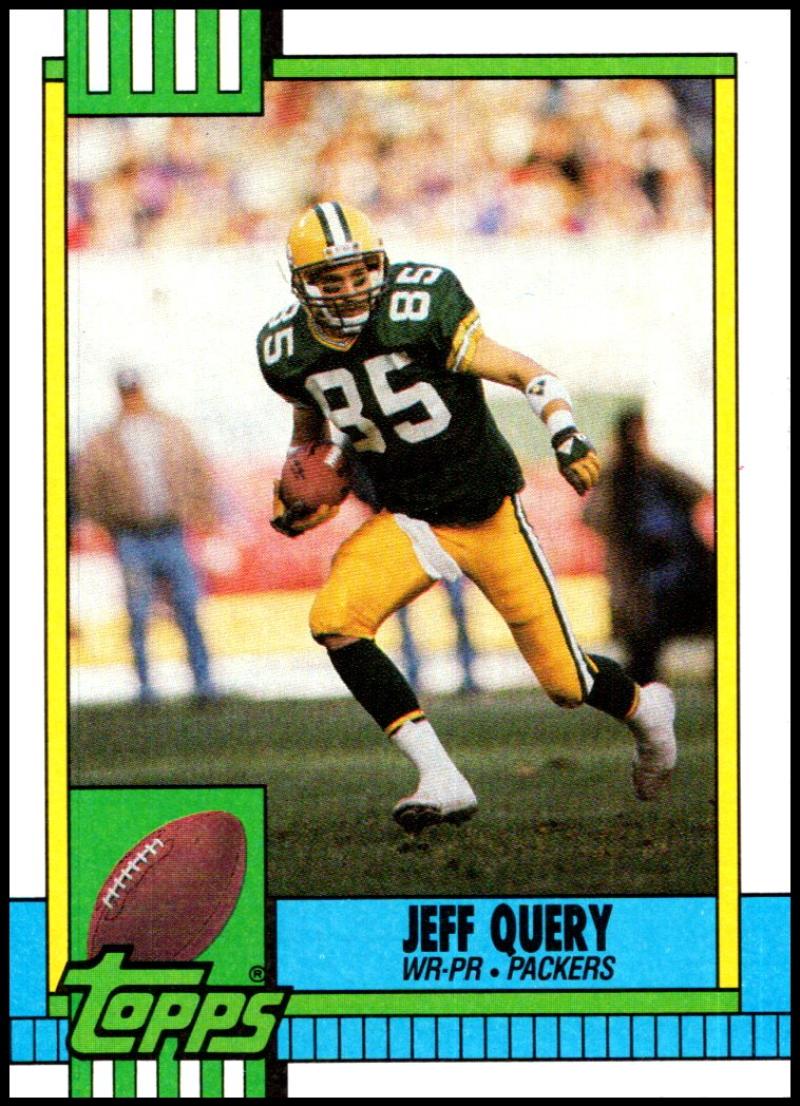 1990 Topps Football #144 Jeff Query Green Bay Packers Image 1