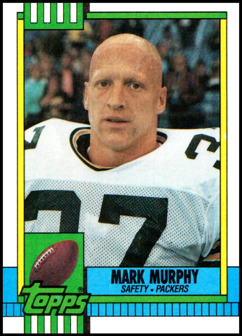 1990 Topps Football #153 Mark Murphy Green Bay Packers Image 1