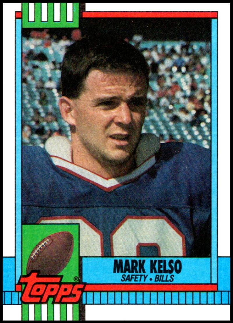 1990 Topps Football #195 Darryl Talley Buffalo Bills Image 1