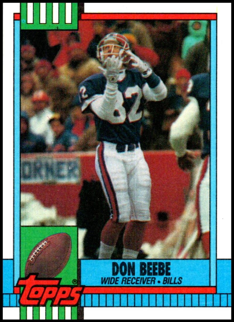 1990 Topps Football #200 Don Beebe Buffalo Bills Image 1