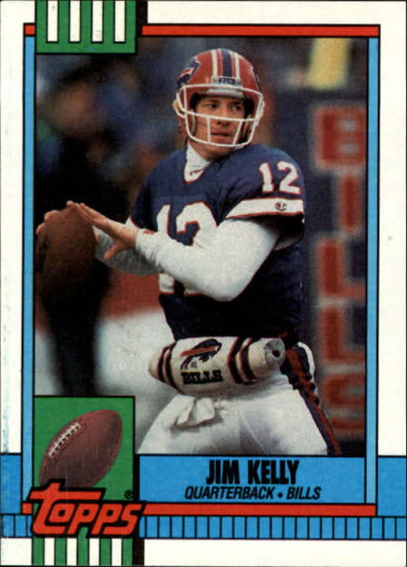 1990 Topps Football #207 Jim Kelly Buffalo Bills Image 1