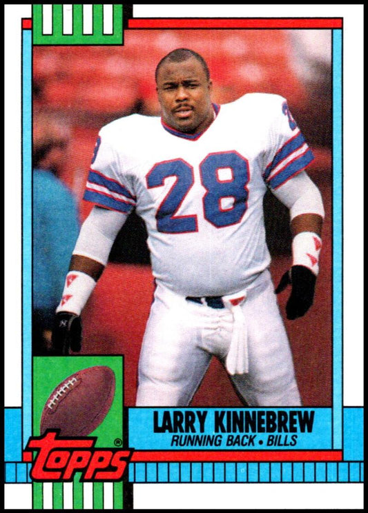 1990 Topps Football #210 Larry Kinnebrew  Buffalo Bills  Image 1