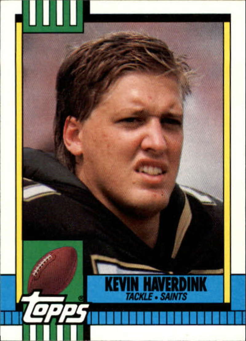 1990 Topps Football #236 Kevin Haverdink New Orleans Saints Image 1