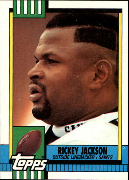 1990 Topps Football #242 Rickey Jackson  New Orleans Saints  Image 1