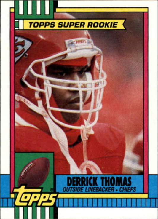 1990 Topps Football #248 Derrick Thomas SR  RC Rookie Kansas City Chiefs  Image 1