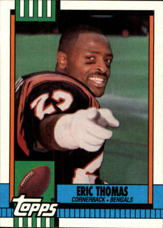 1990 Topps Football #265 Eric Thomas  Cincinnati Bengals  Image 1
