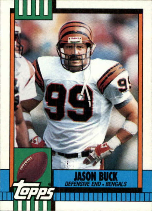 1990 Topps Football #269 Jason Buck  Cincinnati Bengals  Image 1