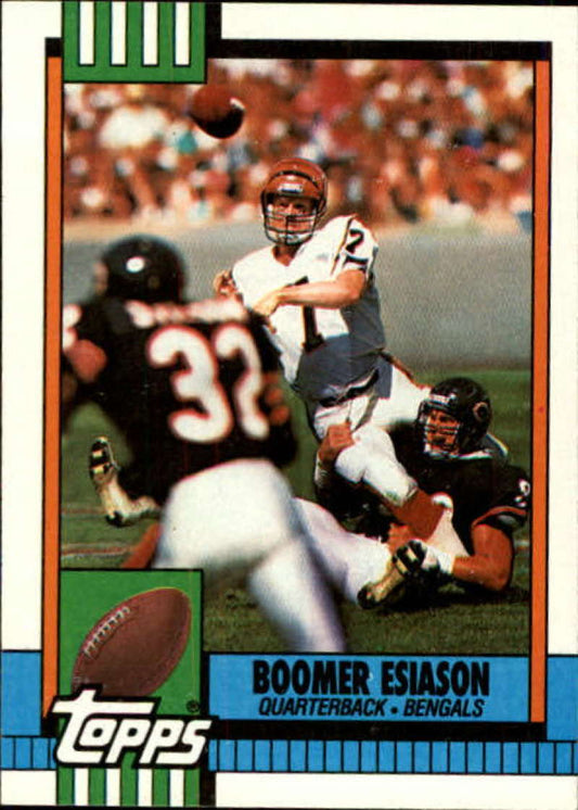 1990 Topps Football #270 Boomer Esiason  Cincinnati Bengals  Image 1