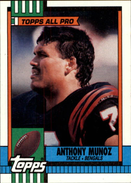 1990 Topps Football #278 Anthony Munoz AP  Cincinnati Bengals  Image 1