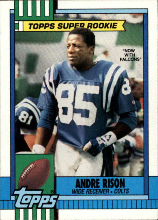 1990 Topps Football #300 Andre Rison SR  RC Rookie Atlanta Falcons  Image 1