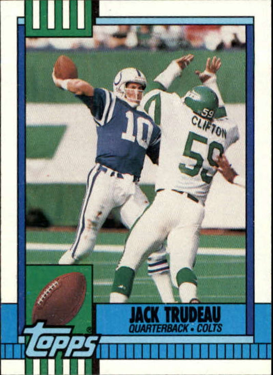 1990 Topps Football #303 Jack Trudeau  Indianapolis Colts  Image 1