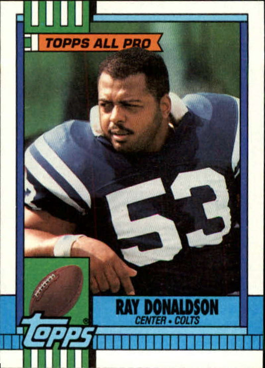1990 Topps Football #305 Ray Donaldson AP  Indianapolis Colts  Image 1