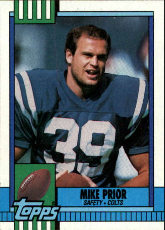 1990 Topps Football #311 Mike Prior  Indianapolis Colts  Image 1