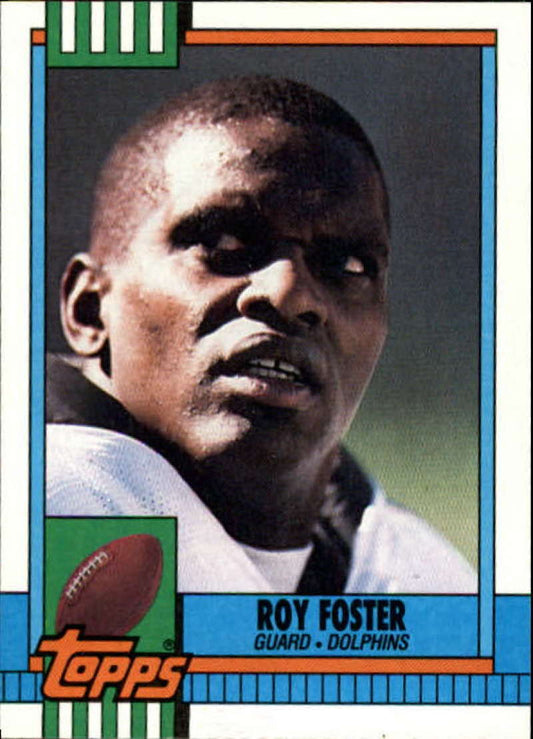 1990 Topps Football #327 Roy Foster  Miami Dolphins  Image 1