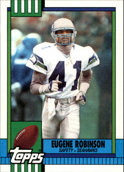 1990 Topps Football #338 Dave Krieg Seattle Seahawks Image 1