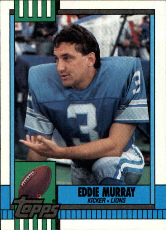 1990 Topps Football #354 Eddie Murray  Detroit Lions  Image 1