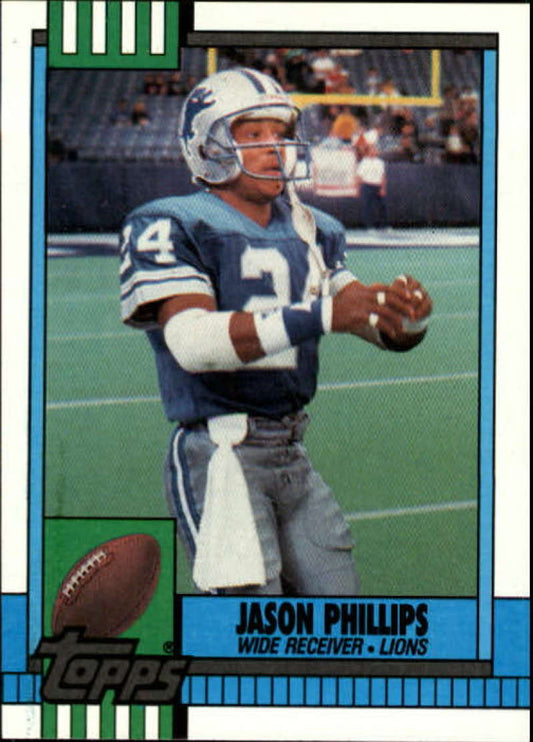1990 Topps Football #359 Jason Phillips  Detroit Lions  Image 1