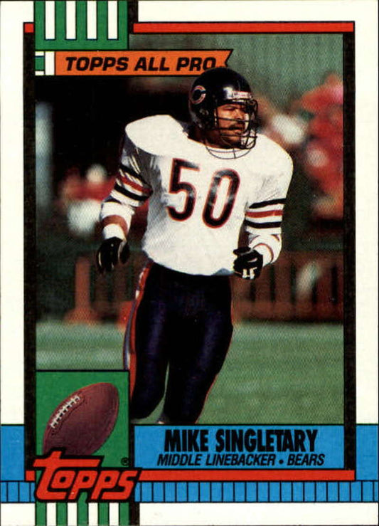 1990 Topps Football #368 Mike Singletary AP  Chicago Bears  Image 1