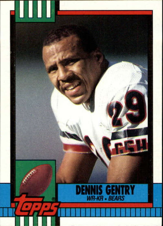 1990 Topps Football #371 Dennis Gentry  Chicago Bears  Image 1