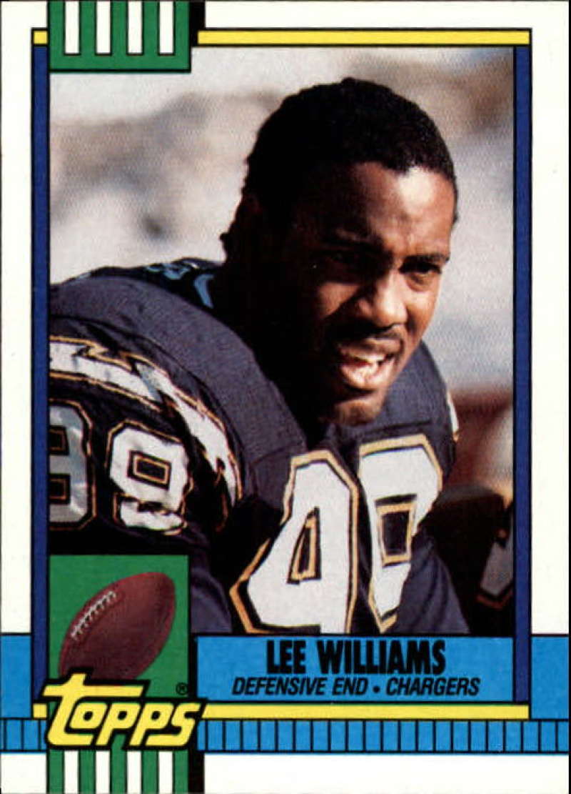1990 Topps Football #389 Lee Williams San Diego Chargers Image 1