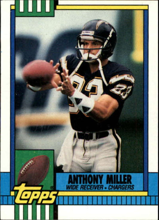 1990 Topps Football #390 Anthony Miller  San Diego Chargers  Image 1