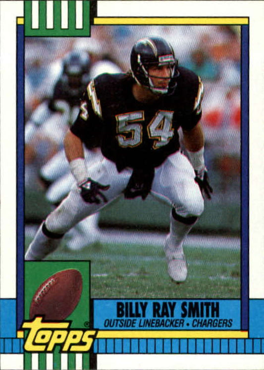 1990 Topps Football #393 Billy Ray Smith  San Diego Chargers  Image 1