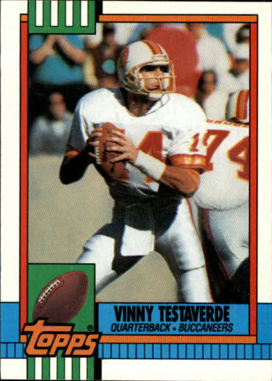 1990 Topps Football #407 Vinny Testaverde  Tampa Bay Buccaneers  Image 1