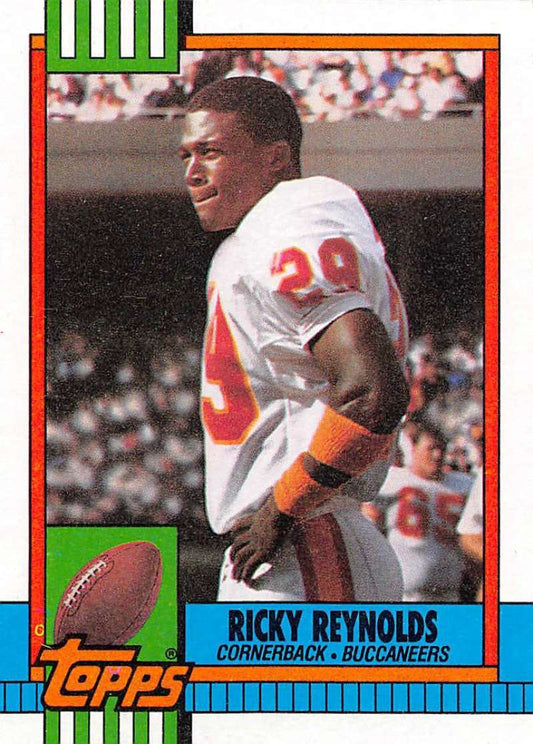1990 Topps Football #411 Ricky Reynolds  Tampa Bay Buccaneers  Image 1