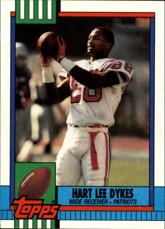 1990 Topps Football #417 Hart Lee Dykes  New England Patriots  Image 1