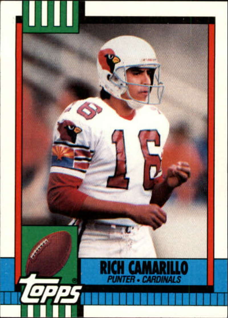 1990 Topps Football #436 Rich Camarillo Phoenix Cardinals Image 1