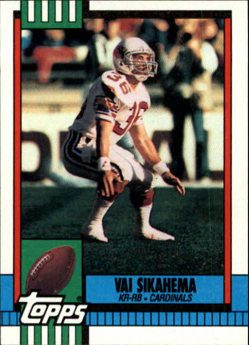 1990 Topps Football #442 Vai Sikahema Phoenix Cardinals Image 1