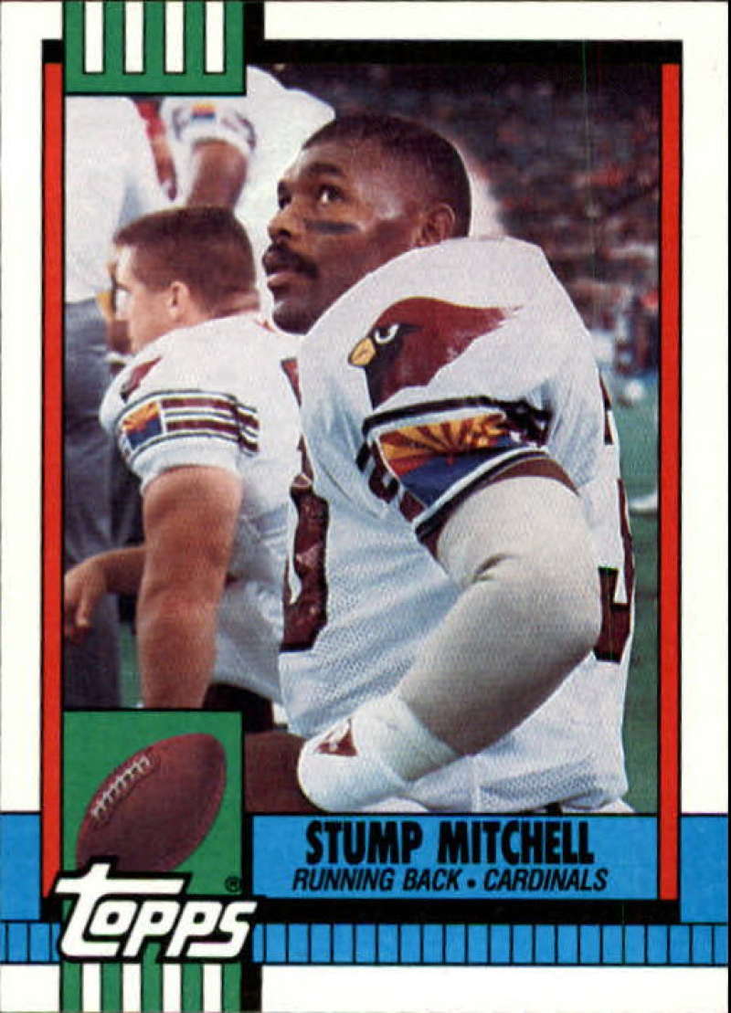 1990 Topps Football #444 Stump Mitchell Phoenix Cardinals Image 1