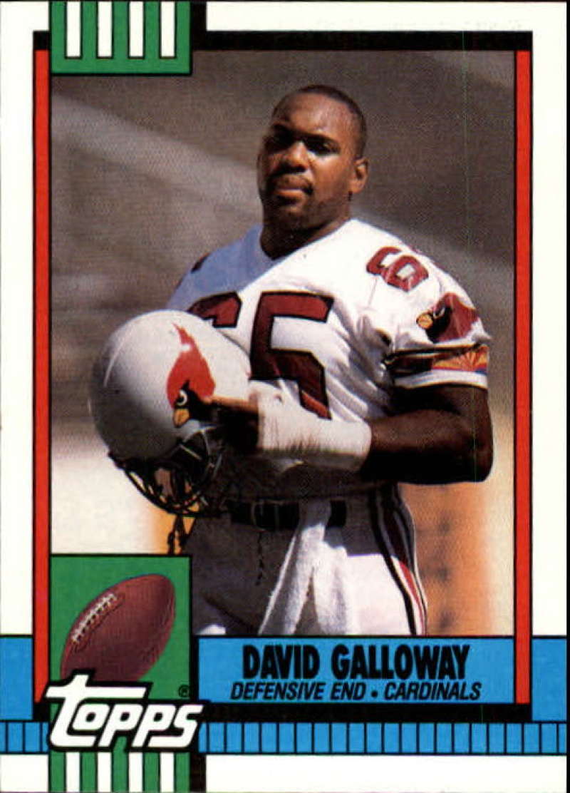 1990 Topps Football #445 David Galloway Phoenix Cardinals Image 1