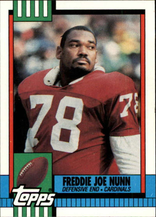 1990 Topps Football #447 Freddie Joe Nunn  Phoenix Cardinals  Image 1