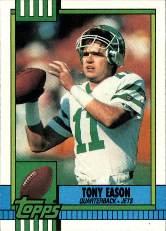 1990 Topps Football #450 Tony Eason  New York Jets  Image 1