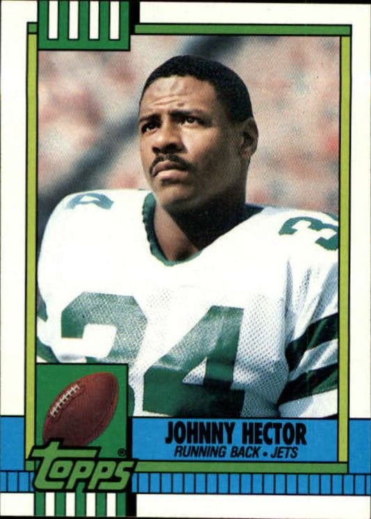 1990 Topps Football #454 Johnny Hector  New York Jets  Image 1