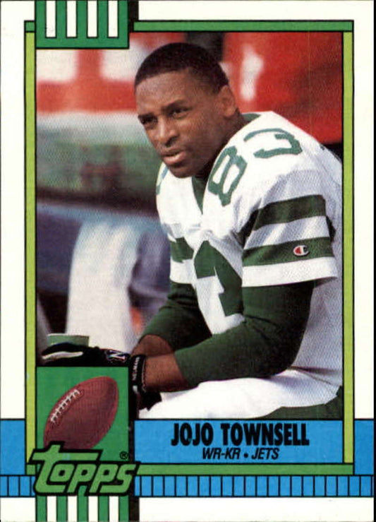 1990 Topps Football #455 Jo Jo Townsell  New York Jets  Image 1