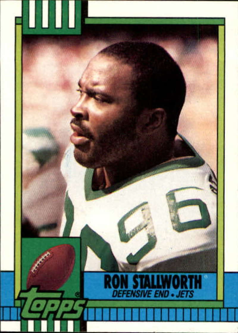 1990 Topps Football #459 Ron Stallworth New York Jets Image 1
