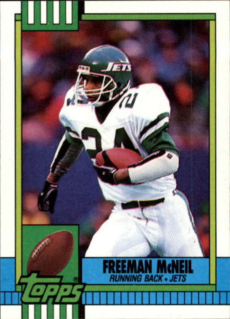 1990 Topps Football #464 Freeman McNeil New York Jets Image 1