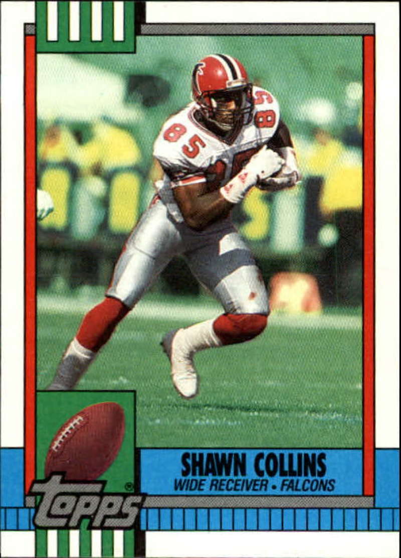 1990 Topps Football #467 Shawn Collins Atlanta Falcons Image 1